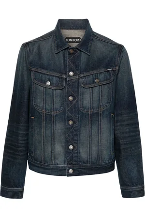 Tom Ford Jakke i denim med kontrastsøm