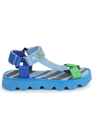 Kenzo Sandaler med logotryk og colourblocking