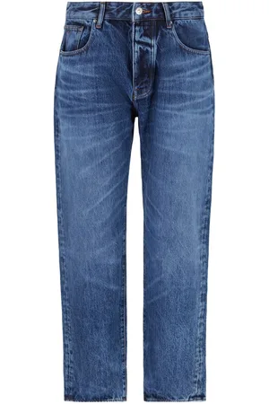 Armani Exchange Jeans med smalle ben og slitageeffekt
