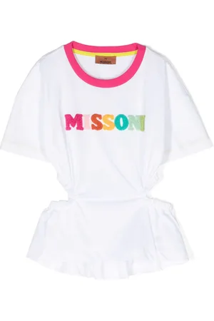 Missoni T-shirt med udskæringsdetalje