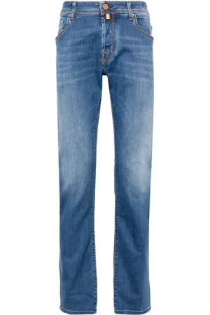 Jacob Cohen Jeans med lige ben og mellemhøj talje