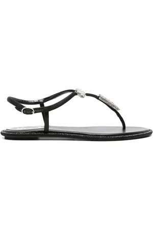 RENE CAOVILLA Katy sandaler med krystaludsmykning