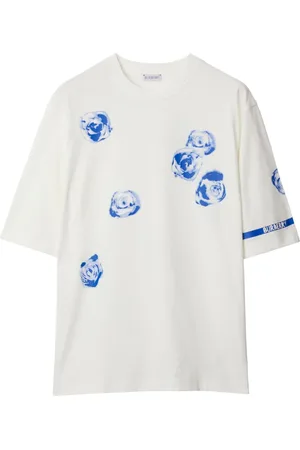 Burberry T-shirt med rosetryk