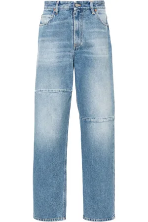 Maison Margiela Jeans med paneler og tilspidsede ben