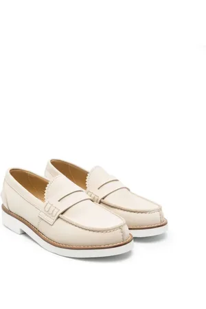 ANDREA MONTELPARE Nubuck penny-loafers