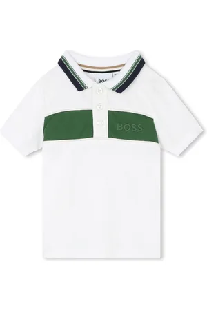 HUGO BOSS Polo med broderet logo