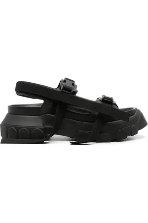 Rick Owens Kraftige Tractor-sandaler i læder