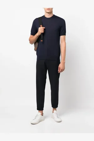 Emporio Armani Kortærmet T-shirt med rund hals