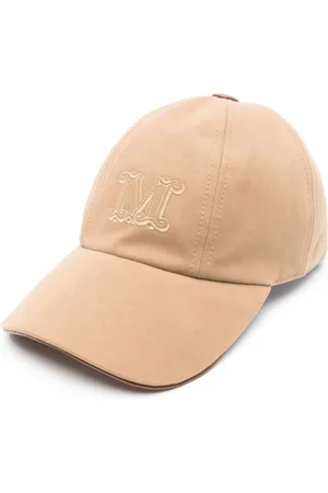 Max Mara Kasket i twill med broderet logo