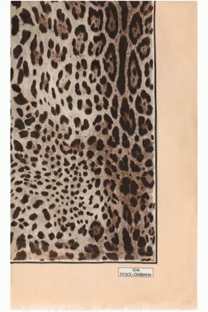 Dolce & Gabbana KIM DOLCE&GABBANA tørklæde med leopardtryk