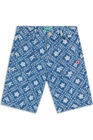 Kenzo Denimshorts med tryk