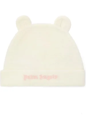Palm Angels Logo-broderet hue med bamsetryk