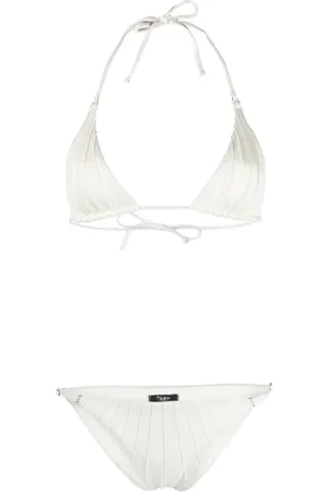 Noire Swimwear Bikinisæt med halterneck og samledetalje