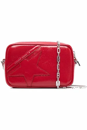 Golden Goose Star-crossbody-taske med høj glans