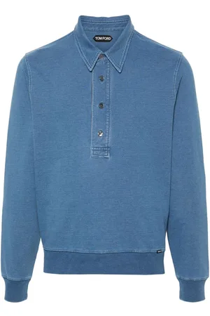 Tom Ford Sweatshirt med polokrave