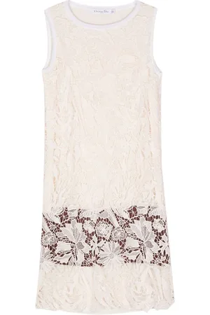 Dior Kort blondekjole med snøre fra 2010