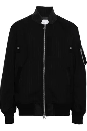 SACAI Stribet bomberjakke