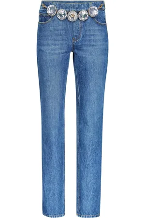 AREA Jumbo Crystal jeans med lige ben