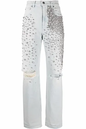 Golden Goose Kim jeans med krystaludsmykning