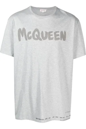 Alexander McQueen T-shirt med logotryk