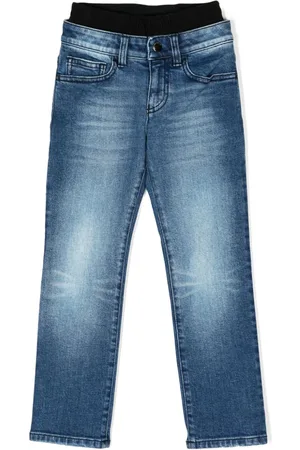 Emporio Armani Slip-on jeans med lige ben