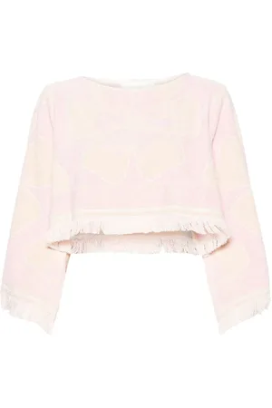 ZIMMERMANN Cropped Pop top i frotté