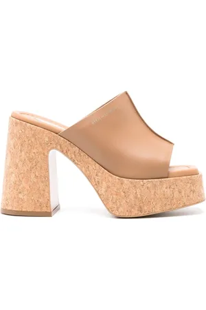 Stella McCartney Skyla 110mm mules med plateausål