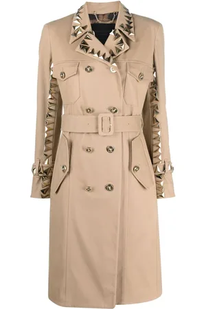 Philipp Plein Trenchcoat med nitter