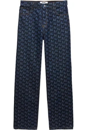 Msgm Jeans med monogramtryk