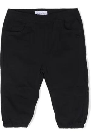 Emporio Armani Bukser med tilspidsede ben og plisseret detalje