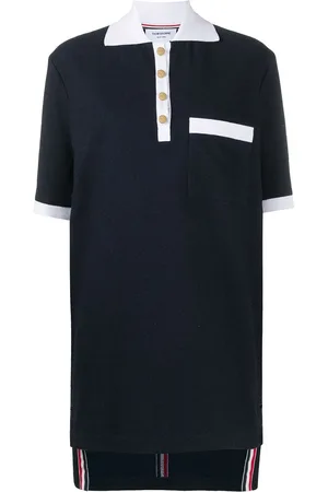 Thom Browne RWB-stribet polo-kjole