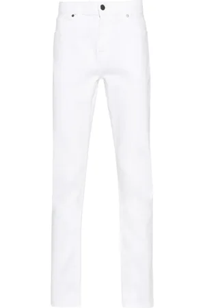 7 for all Mankind Mellemhøje Slimmy jeans med slank pasform