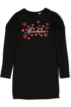 Moschino Kort kjole med logotryk