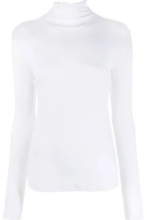 Filippa K Ribstrikket top med rullekrave
