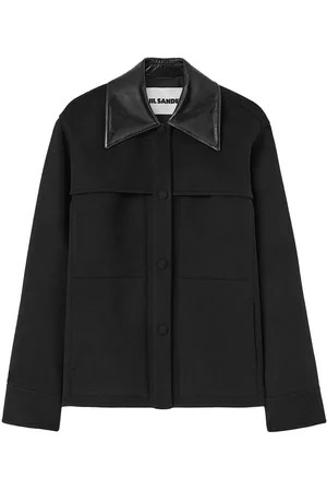 Jil Sander Skjortejakke med cutaway-krave