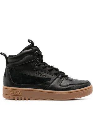 Fila High-top lædersneakers med præget logo