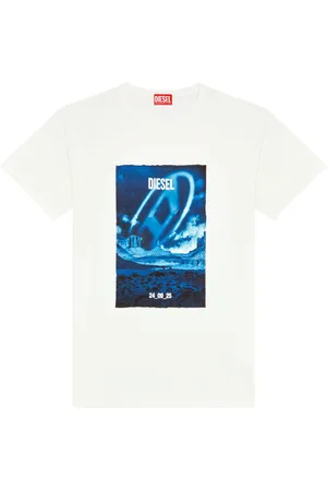 Diesel T-Boxt-Q16 T-shirt med grafisk tryk