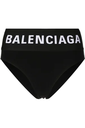 Balenciaga Højtaljede underbukser med logobånd