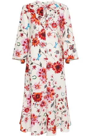 Dorothee Schumacher Midi-kjole med blomstertryk