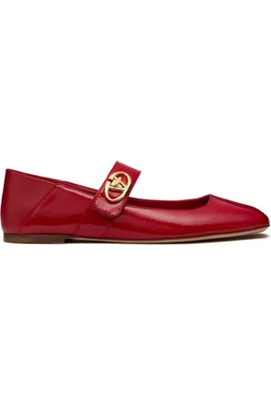 VALENTINO GARAVANI VLogo Locker Mary-Jane ballerinaer
