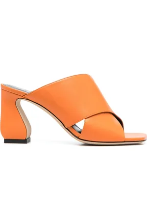 SI ROSSI 80mm mules i læder