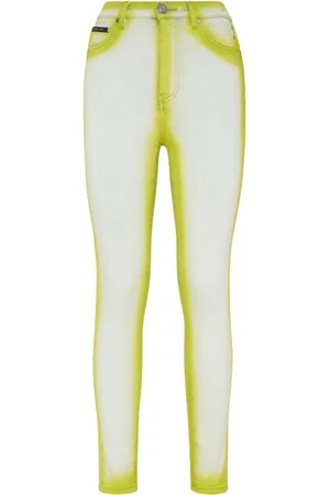 Philipp Plein Super Fluo højtaljede jeggings