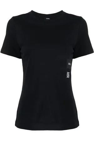 GOEN.J T-shirt med logotryk