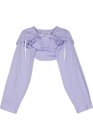 Comme des Garçons Cropped jakke med hætte