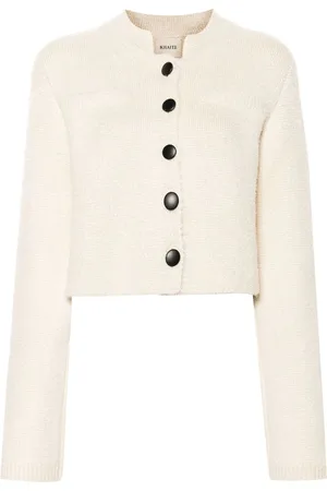 Khaite Børstet cardigan med knaplukning