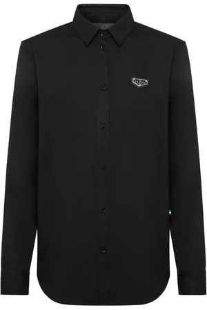 Philipp Plein LS Iconic Plein poplin-skjorte