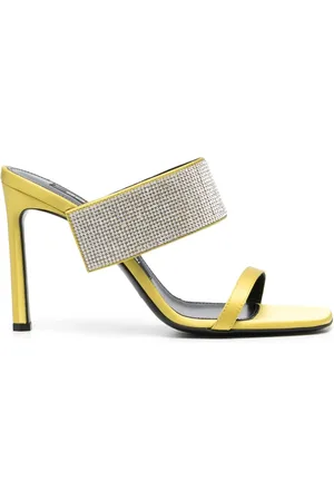 Sergio Rossi Paris 95mm mules i satin