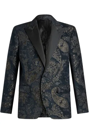 Etro Blazer i jacquard med spidsrevers