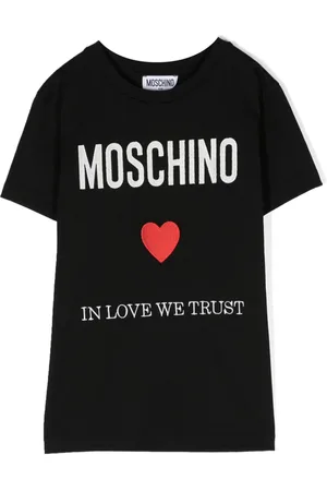 Moschino T-shirt med broderet logo