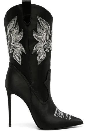 LE SILLA Eva Cowboy 120mm satin-støvler